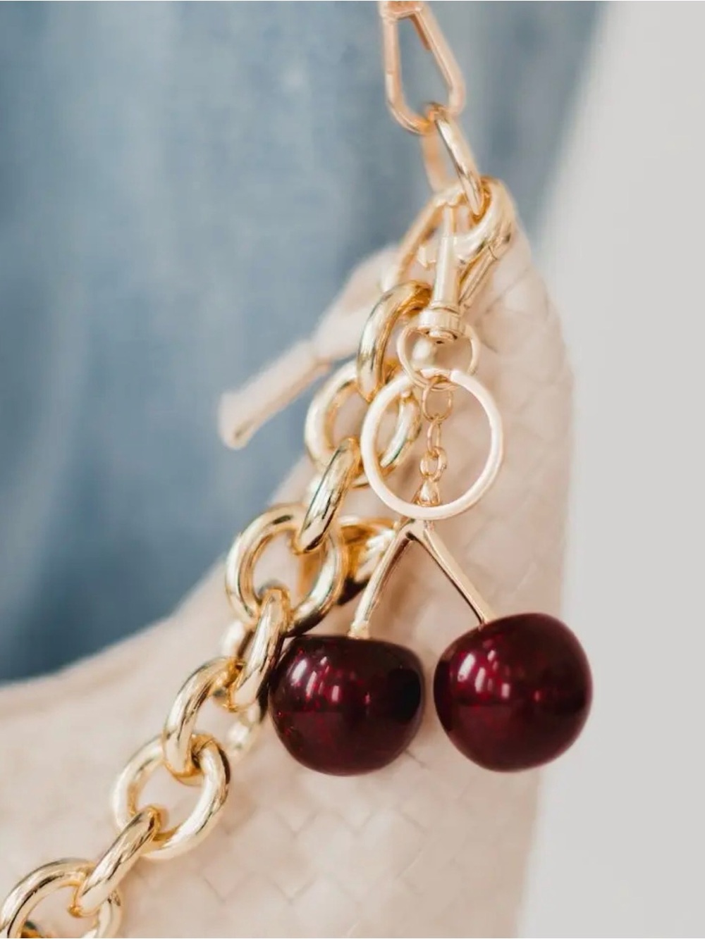 Cherry Bag Charm